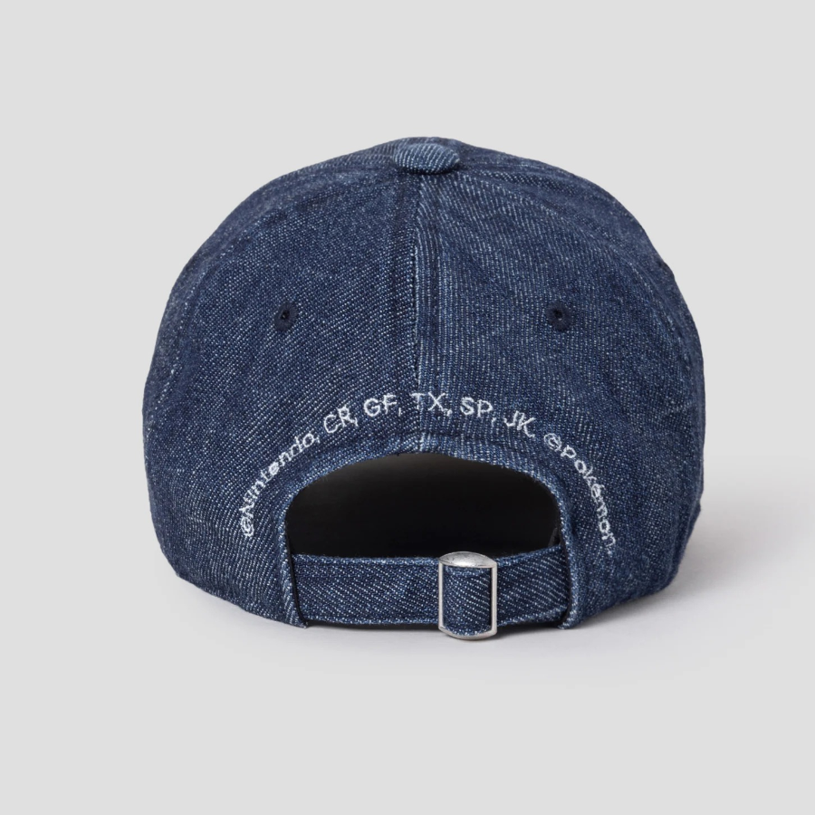 8 seconds Phantom Denim Destroyed Ball Cap — Blue
