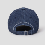 8 seconds Phantom Denim Destroyed Ball Cap — Blue