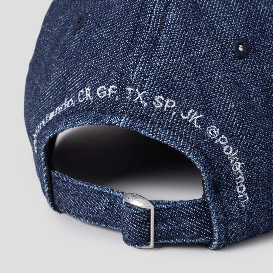 8 seconds Phantom Denim Destroyed Ball Cap — Blue