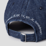 8 seconds Phantom Denim Destroyed Ball Cap — Blue