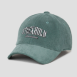 8 seconds Corduroy Embroidery Ball Cap — Green