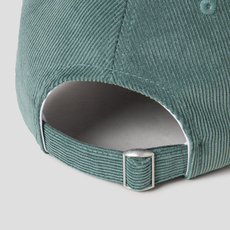 8 seconds Corduroy Embroidery Ball Cap — Green