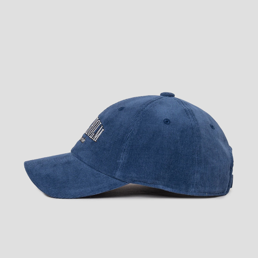 8 seconds Corduroy Embroidery Ball Cap — Blue