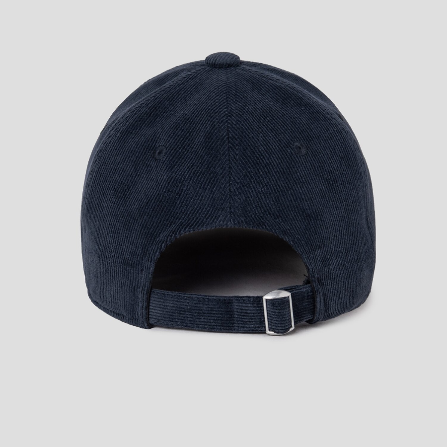 8 seconds Corduroy Embroidery Ball Cap — Navy