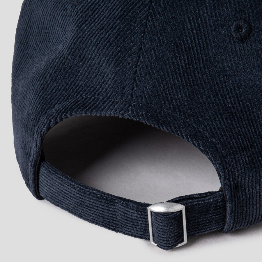 8 seconds Corduroy Embroidery Ball Cap — Navy