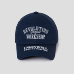 8 seconds Brim Embroidery Ball Cap — Navy