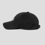 8 seconds Cotton Chain Embroidery Ball Cap — Black