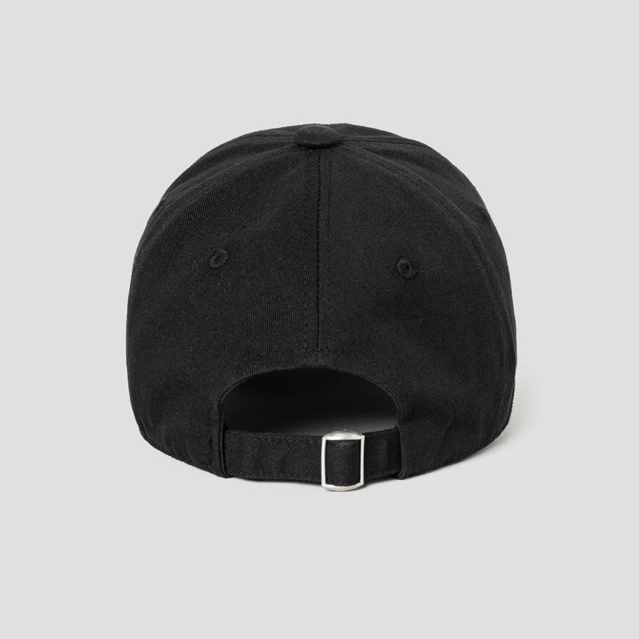 8 seconds Cotton Chain Embroidery Ball Cap — Black