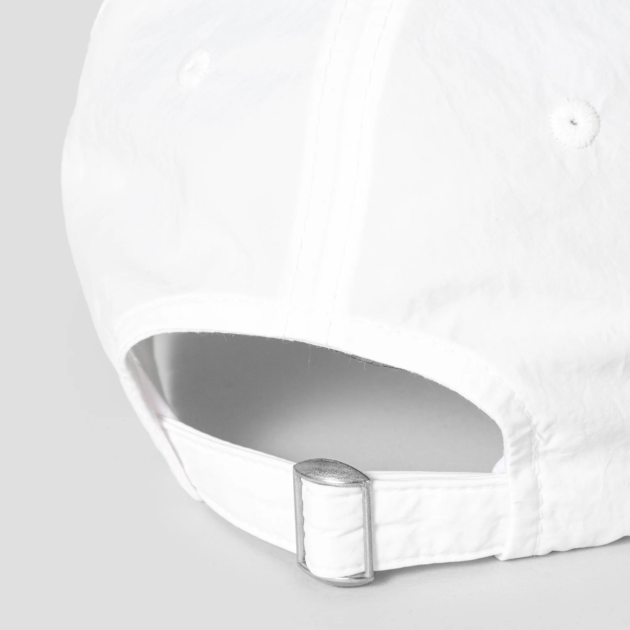 8 seconds Washed Wappen Logo Ball Cap — White