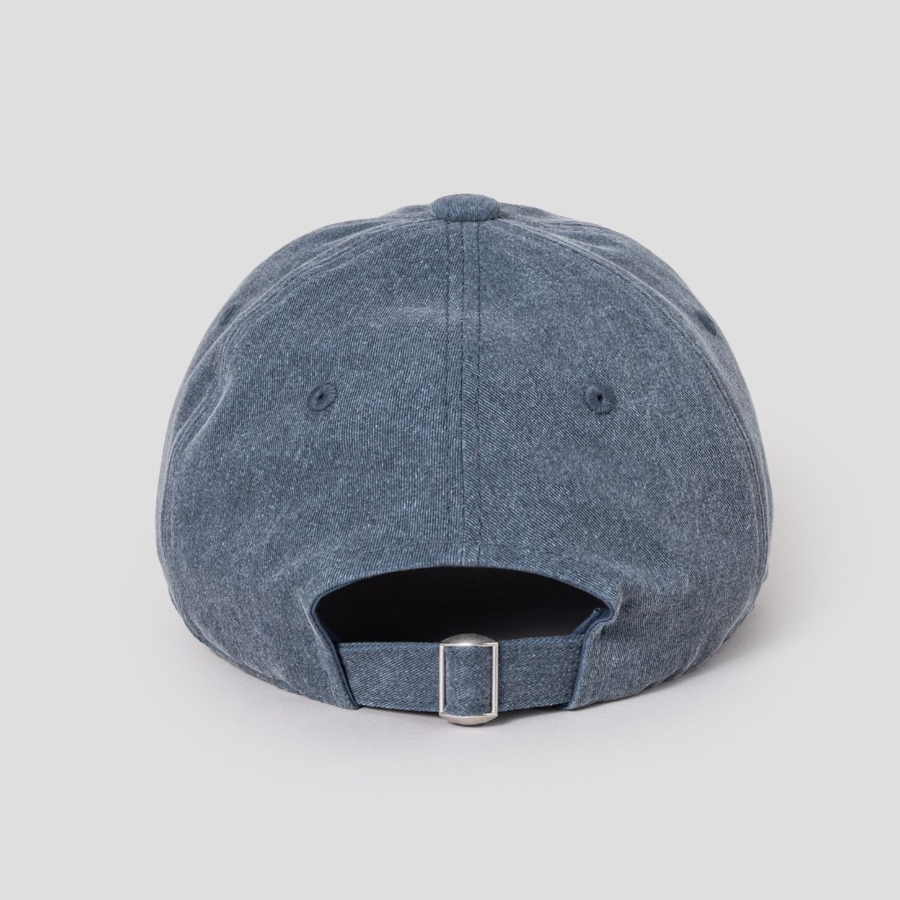 8 seconds Washed Wappen Logo Ball Cap — Ash