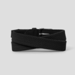 8 seconds 30mm Tube Style Elastane Belt — Black