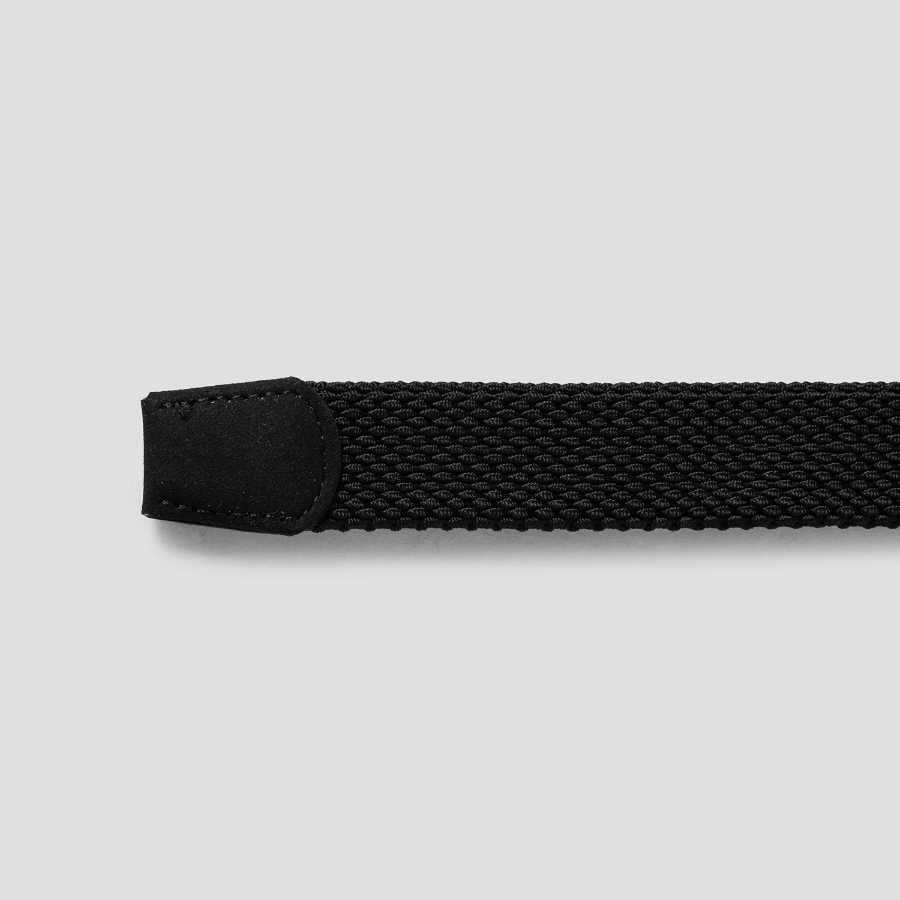 8 seconds 30mm Tube Style Elastane Belt — Black