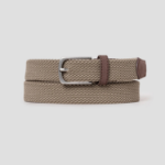 8 seconds 30mm Tube Style Elastane Belt — Beige