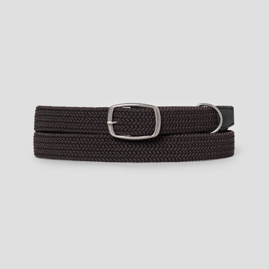 8 seconds 30mm Elastane Long-Length Belt — Brown