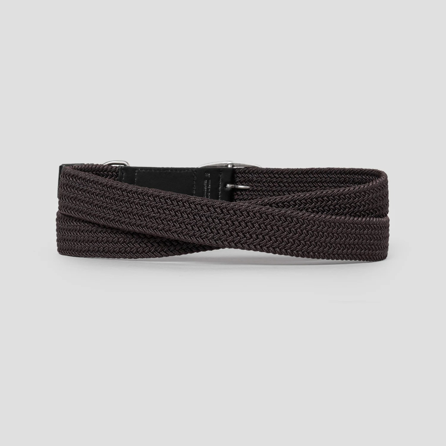 8 seconds 30mm Elastane Long-Length Belt — Brown