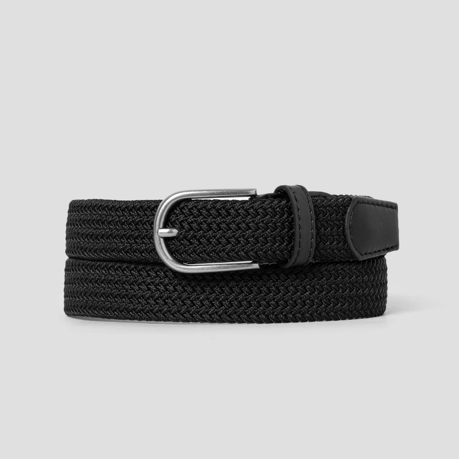 8 seconds 30mm Elastane Belt — Black