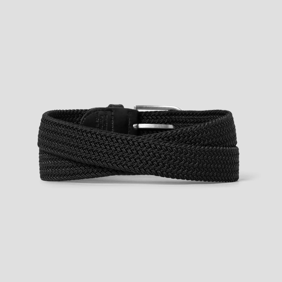 8 seconds 30mm Elastane Belt — Black