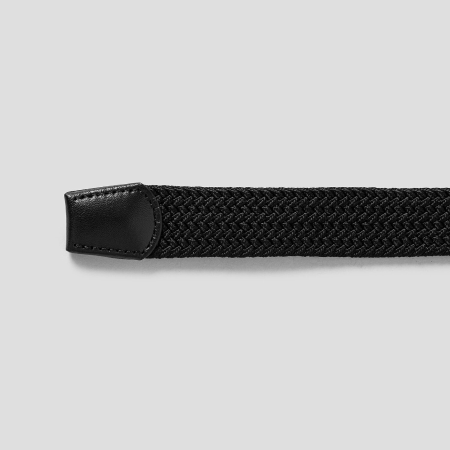 8 seconds 30mm Elastane Belt — Black