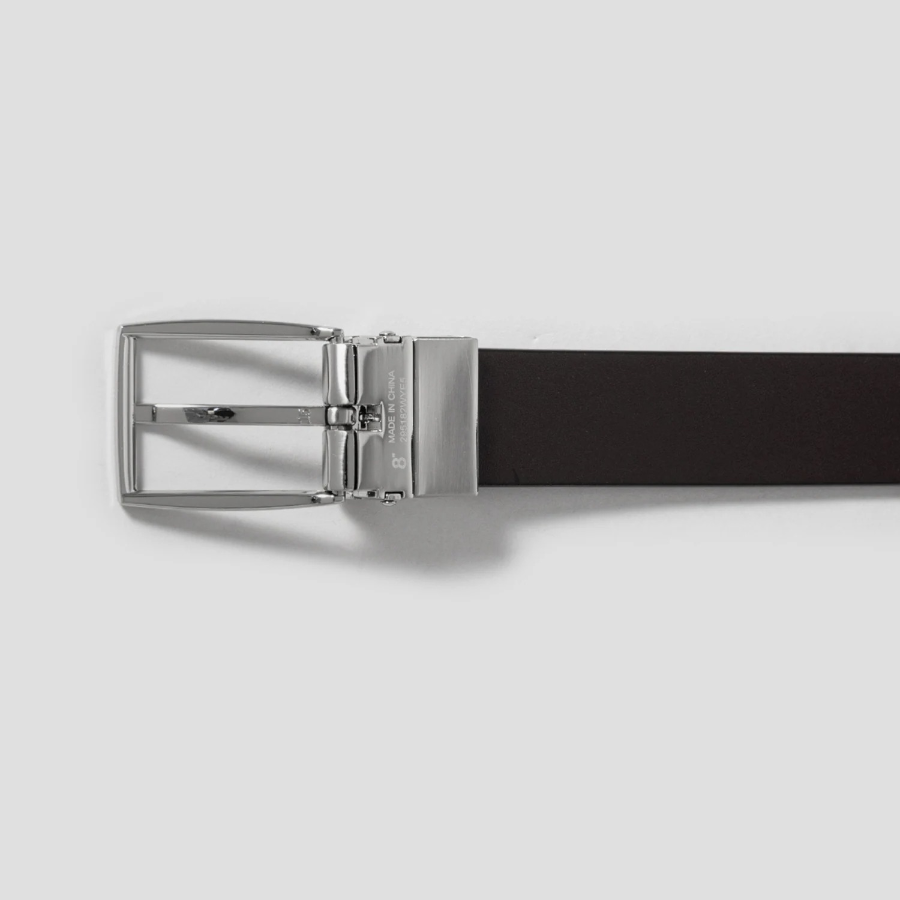 8 seconds 30mm Reversible Buckle Belt — Black