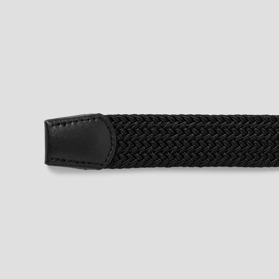 8 seconds 30mm Elastane Webbing Belt — Black