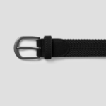 8 seconds 30mm Tube-Type Elastane Belt — Black