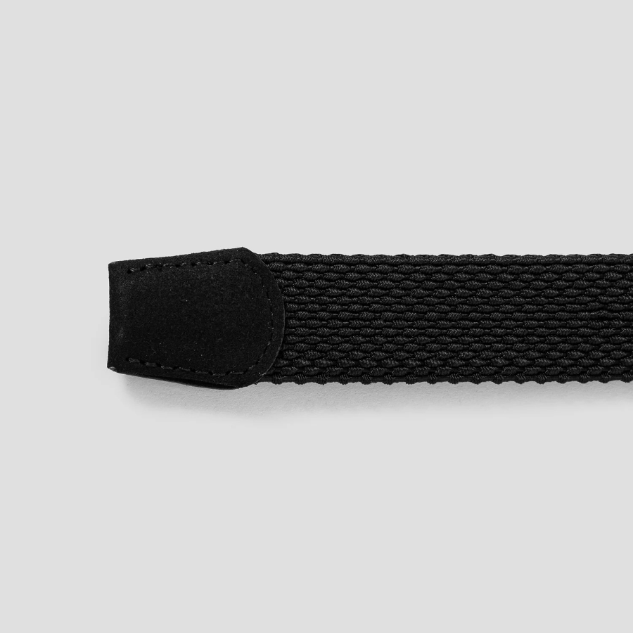 8 seconds 30mm Tube-Type Elastane Belt — Black