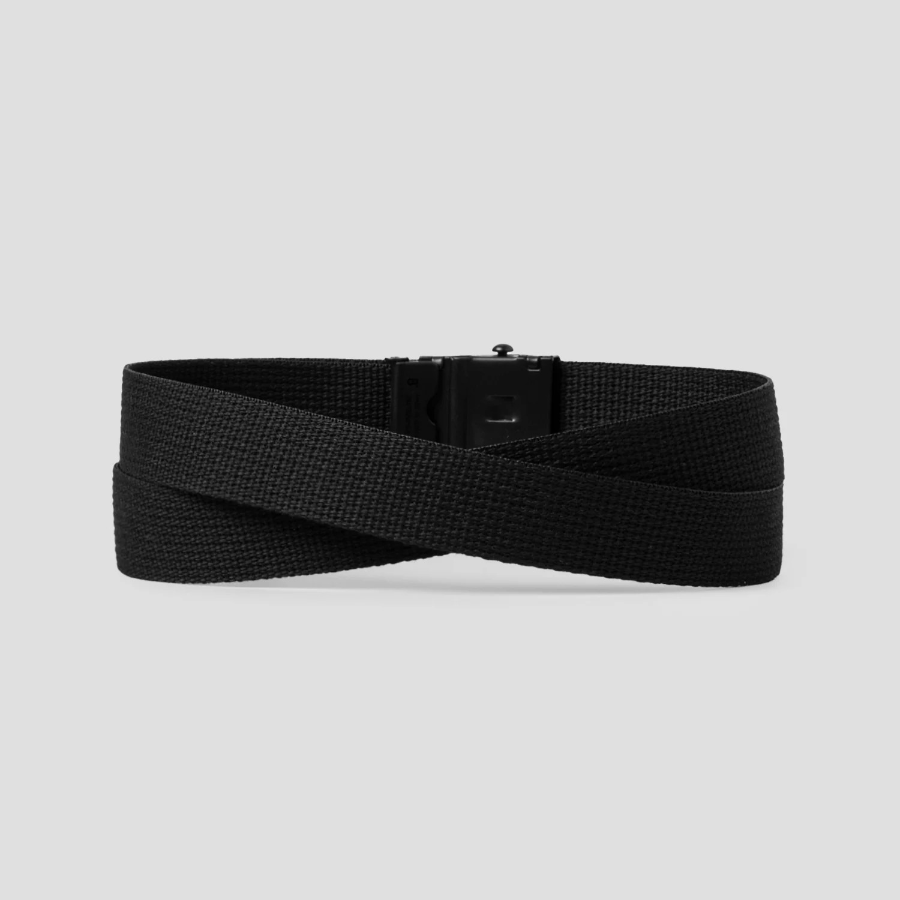 8 seconds 30mm Webbing Tape Easy Buckle Belt — Black