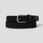 8 seconds 30mm Elastic Webbing Belt — Black