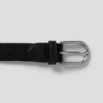 8 seconds 30mm Elastic Webbing Belt — Black