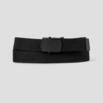8 seconds 30mm Webbing Tape Easy Buckle Belt — Black