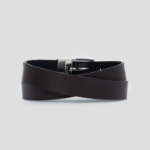 8 seconds 30mm Reversible Rotating Buckle Belt — Black