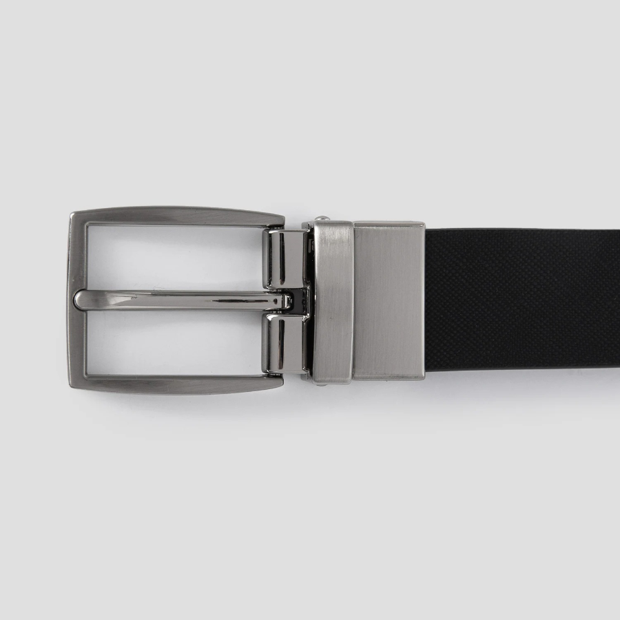 8 seconds 30mm Reversible Rotating Buckle Belt — Black