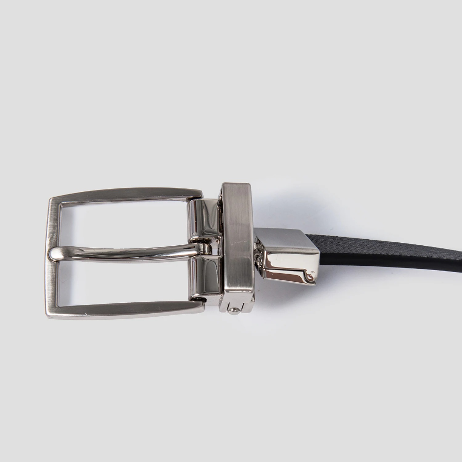 8 seconds 30mm Reversible Rotating Buckle Belt — Black