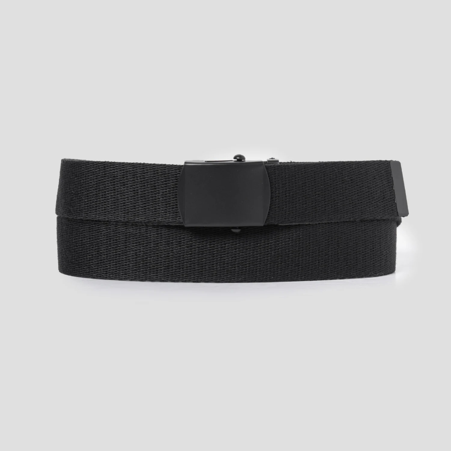 8 seconds 30mm Webbing Tape Easy Buckle Belt — Black