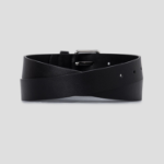 8 seconds 30mm Basic Square Buckle Belt — Black
