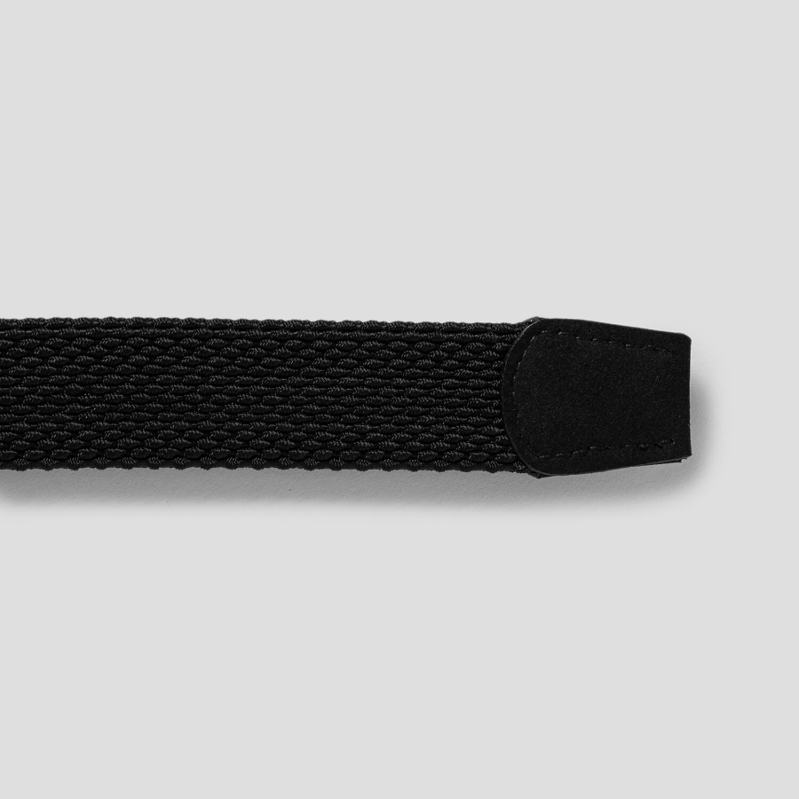 8 seconds 30mm Tube-Type Elastic Belt — Black