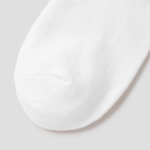 8 seconds Cotton Blend Mid-Length Solid Socks — White