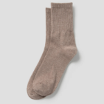 8 seconds Mid-Length Solid Socks — Brown