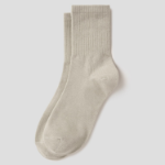 8 seconds Cotton Blend Mid-Length Solid Socks — Khaki