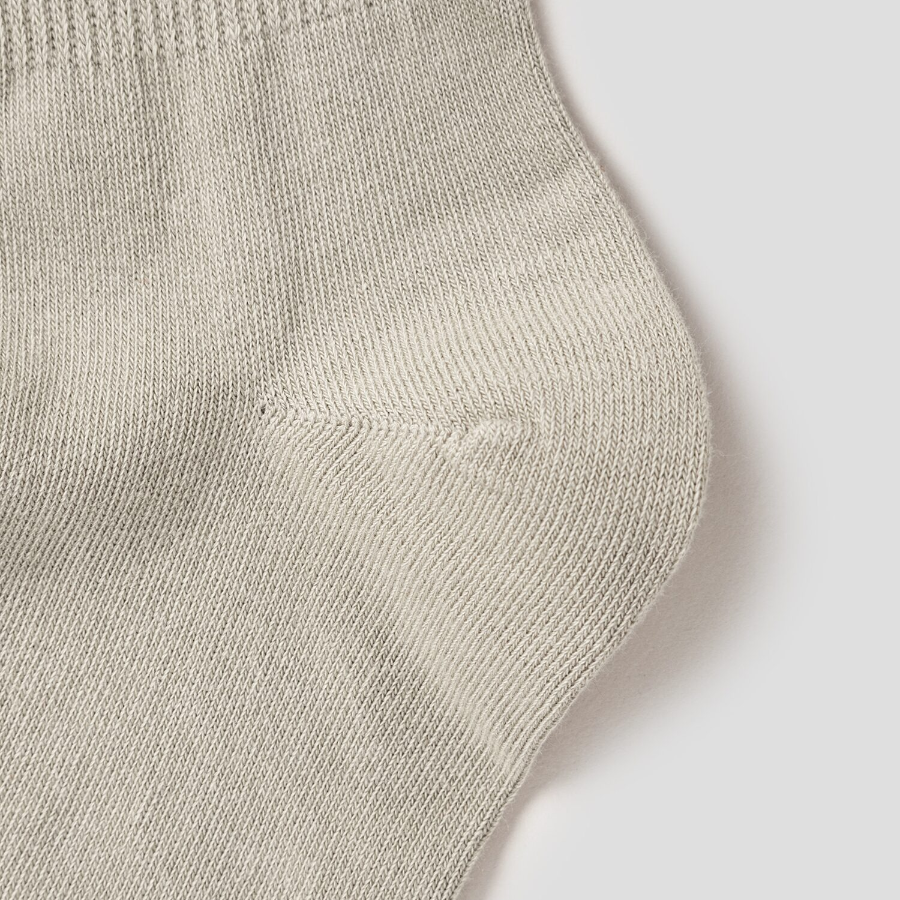 8 seconds Cotton Blend Mid-Length Solid Socks — Khaki