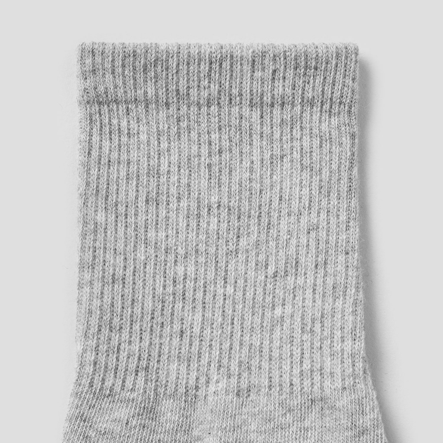8 seconds Mid-Length Solid Socks — Dark Gray