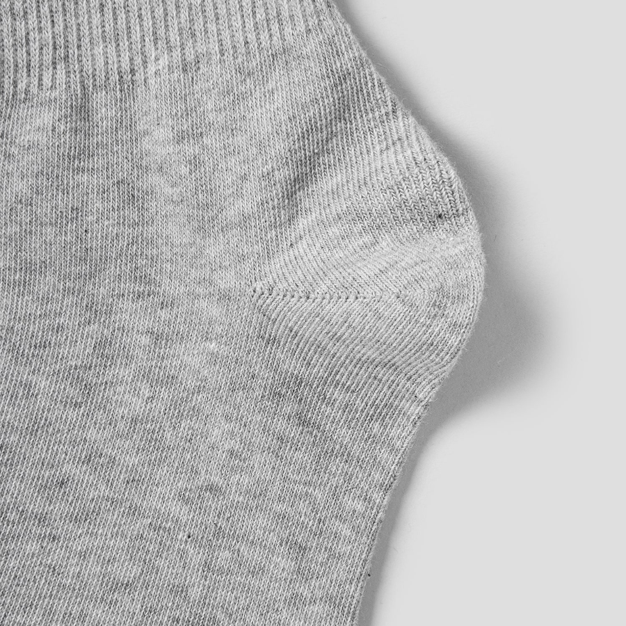 8 seconds Mid-Length Solid Socks — Dark Gray