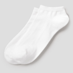 8 seconds Cotton Blend Solid Sneakers Socks 3P — White
