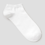 8 seconds Cotton Blend Solid Sneakers Socks 3P — White