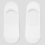 8 seconds Cotton Blend Solid No-Show Socks 3P — White