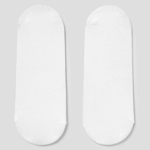 8 seconds Cotton Blend Solid No-Show Socks 3P — White