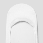 8 seconds Cotton Blend Solid No-Show Socks 3P — White