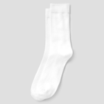 8 seconds Cotton Blend Solid Socks 3P — White