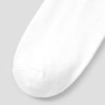 8 seconds Cotton Blend Solid Socks 3P — White